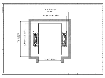 Çift Taraflı Hidrolik Yük Platformları
