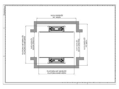 Çift Taraflı Hidrolik Yük Platformları