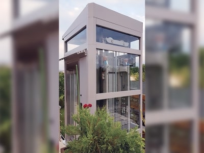 Kabinli - Teleskopik Kapalı Tip Engelli Platformu