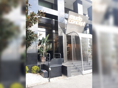 نوع المقص معطل منصة المصاعد